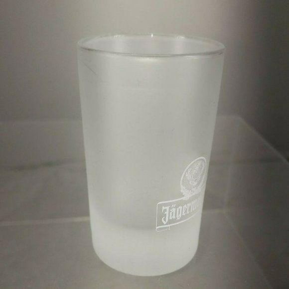 JAGERMEISTER Frosted Shooter 4CL White tall Shot Glass‎ - Picture 7 of 7